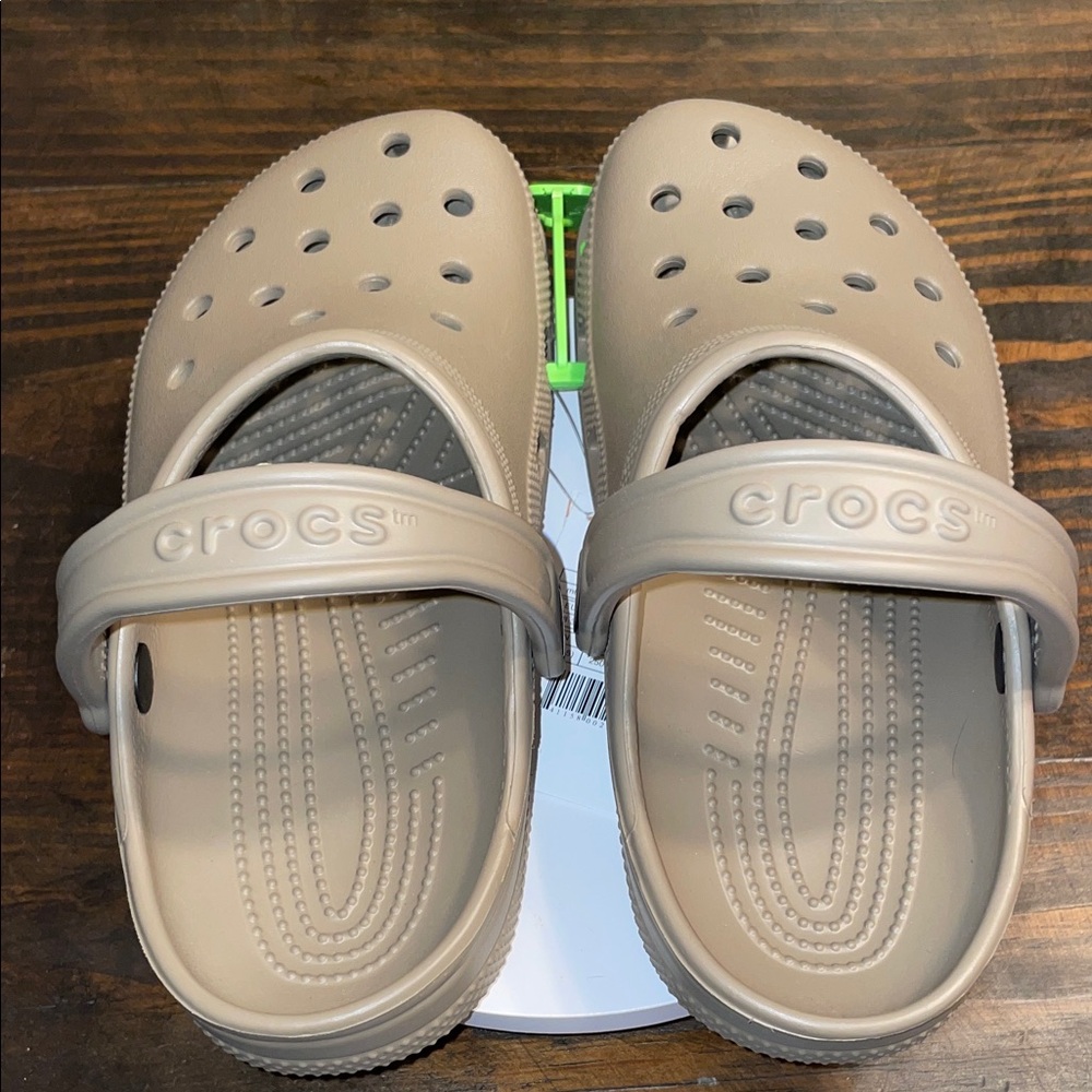 CROCS Unisex Classic Khaki   Clogs